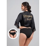 Kép 1/2 - ORIGAMI 25. X-570 FEKETE HASSZORÍTÓS BIKINI