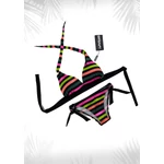 Kép 4/5 - ORIGAMI P-620 NEON STRIPES BIKINI