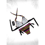 Kép 5/5 - ORIGAMI P-620 NEON STRIPES BIKINI