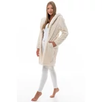 Kép 3/5 - POPPY CSAVART MINTÁJÚ BORKA KABÁT EKRÜ