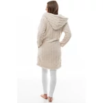 Kép 5/5 - POPPY CSAVART MINTÁJÚ BORKA KABÁT EKRÜ