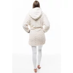 Kép 5/5 - POPPY CSAVART MINTÁS CHILL PULÓVER EKRÜ SZÍNBEN 