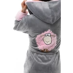 Kép 5/5 - POPPY DK. HÍMZETT BÁRÁNYOS KÖNTÖS SZÜRKE-RÓZSASZÍN