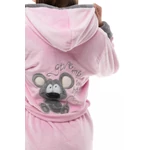 Kép 1/5 - POPPY HÍMZETT KÖNTÖS EGÉRKE RÓZSA-SZÜRKE