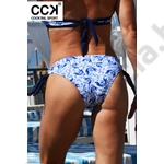 Kép 3/3 - CCK 24.A.00229 FEHÉR-KÉK VIRÁGOS BIKINI ALSÓ