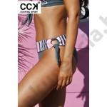 Kép 2/3 - CCK 24.A.02054 RÓZSASZÍN-CSÍKOS BIKINI ALSÓ