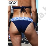 Kép 3/3 - CCK 24.A.02059 FEHÉR-KÉK VIRÁGOS BIKINI ALSÓ