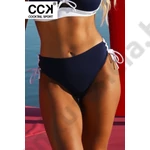 Kép 1/3 - CCK 24.A.02539 SÖTÉTKÉK-FEHÉR BIKINI ALSÓ