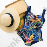 Kép 3/3 - BEACH-B 22529-925 KÉK VIRÁGOS EGYRÉSZES FÜRDŐRUHA