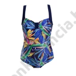 Kép 1/3 - BEACH-B 22529-925 KÉK VIRÁGOS EGYRÉSZES FÜRDŐRUHA