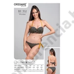 Kép 2/3 - ORIGAMI 25.BT-532 RHODES FEKETE-ARANY BIKINI