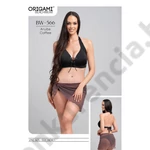 Kép 2/3 - ORIGAMI 25.BW-566 ARUBA COFFE STRANDKENDŐ