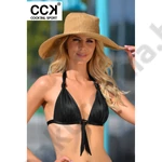 Kép 1/2 - CCK 22.02751 FÉNYES FEKETE BIKINI FELSŐ 2022