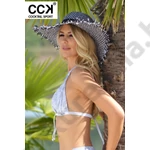 Kép 1/3 - CCK 22.02012 KIGYÓ MINTÁS FEHÉR BIKINI FELSŐ 2022