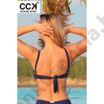 CCK 20.02063 MATRÓZ CSÍKOS BIKINI FELSŐ