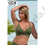 Kép 1/3 - CCK 22.F.0170-4 OLIVA ZÖLD BIKINI FELSŐ