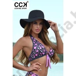 Kép 2/3 - CCK 22.F.00224 SZÜRKE-LILA PÖTTYÖS BIKINI FELSŐ