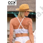 Kép 2/2 - CCK 22.F.01202 KÍGYÓ MINTÁS FEHÉR BIKINI FELSŐ