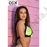 Kép 2/3 - CCK 23.F.00952 FEKETE-MELON FLUO BIKINI FELSŐ