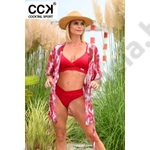 Kép 1/3 - CCK TÜLL KAFTÁN BORDÓ LEVELES KAFTÁN