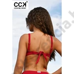 Kép 3/3 - CCK 23.F.02068 BORDÓ-LEVELES BIKINI FELSŐ