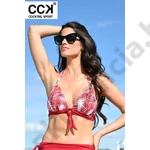 Kép 1/3 - CCK 23.F.02058 BORDÓ-LEVELES BIKINI FELSŐ