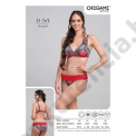 Kép 2/3 - ORIGAMI 25.D-545 AMAFI PIROS-VIRÁGOS BIKINI