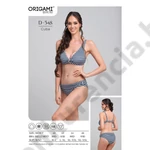 Kép 2/3 - ORIGAMI 25.D-548 CUBA KÉK-CSÍKOS BIKINI