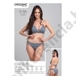 Kép 2/3 - ORIGAMI 25.H-526 CUBA KÉK CSÍKOS BIKINI