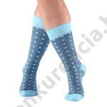 Kép 2/3 - NORDKAMP ABLAKOK KÉK-SZILVA NŐI ZOKNI