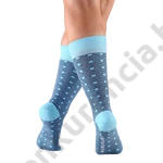 Kép 3/3 - NORDKAMP ABLAKOK KÉK-SZILVA NŐI ZOKNI