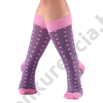 Kép 2/3 - NORDKAMP ABLAKOK RÓZSA-KÉK NŐI ZOKNI