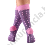 Kép 3/3 - NORDKAMP ABLAKOK RÓZSA-KÉK NŐI ZOKNI