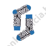 Kép 2/2 - NORDKAMP CYLA PATTERN BLUE FÉRFI ZOKNI