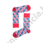 Kép 1/2 - NORDKAMP DINOSZAURUSZ RÓZSASZÍN FÉRFI ZOKNI