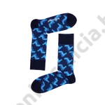 Kép 1/2 - NORDKAMP DINOSZAURUSZ SÖTÉTÉKÉK FÉRFI ZOKNI