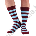 Kép 2/2 - NORDKAMP NAGY CSÍKOS BORDÓ-KÉK FÉRFI ZOKNI