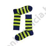 Kép 1/2 - NORDKAMP NAGY CSÍKOS SÖTÉTKÉK-ZÖLD FÉRFI ZOKNI