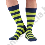 Kép 2/2 - NORDKAMP NAGY CSÍKOS SÖTÉTKÉK-ZÖLD FÉRFI ZOKNI