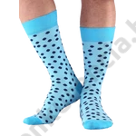 Kép 2/2 - NORDKAMP PÖTTYÖS VILÁGOSKÉK FÉRFI ZOKNI