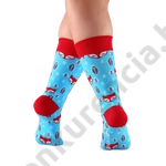 Kép 3/3 - NORDKAMP RÓKA PIROS-KÉK FÉRFI ZOKNI