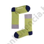 Kép 1/3 - NORDKAMP ZEBRA KÉK-NEON ZÖLD NŐI ZOKNI