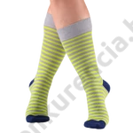 Kép 2/3 - NORDKAMP ZEBRA KÉK-NEON ZÖLD NŐI ZOKNI