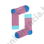 Kép 1/3 - NORDKAMP ZEBRA KÉK-RÓZSA NŐI ZOKNI