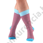 Kép 2/3 - NORDKAMP ZEBRA KÉK-RÓZSA NŐI ZOKNI