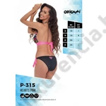 Kép 2/2 - ORIGAMI 23.P-315 HEARTS PINK BIKINI