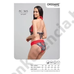 Kép 3/3 - ORIGAMI 25.PC-505 AMALFI PIROS-VIRÁGOS BIKINI
