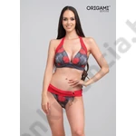Kép 1/3 - ORIGAMI 25.PC-505 AMALFI PIROS-VIRÁGOS BIKINI