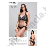 Kép 2/3 - ORIGAMI 25.PC-506 AFRICA FEKETE-CSÍKOS BIKINI