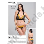Kép 2/3 - ORIGAMI 25.PC-508 RHODES FEKETE-ARANY BIKINI